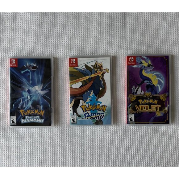 Authentic Box Cases ONLY Nintendo Switch for Pokemon SWORD, VIOLET DIAMOND READ! - Picture 1 of 16